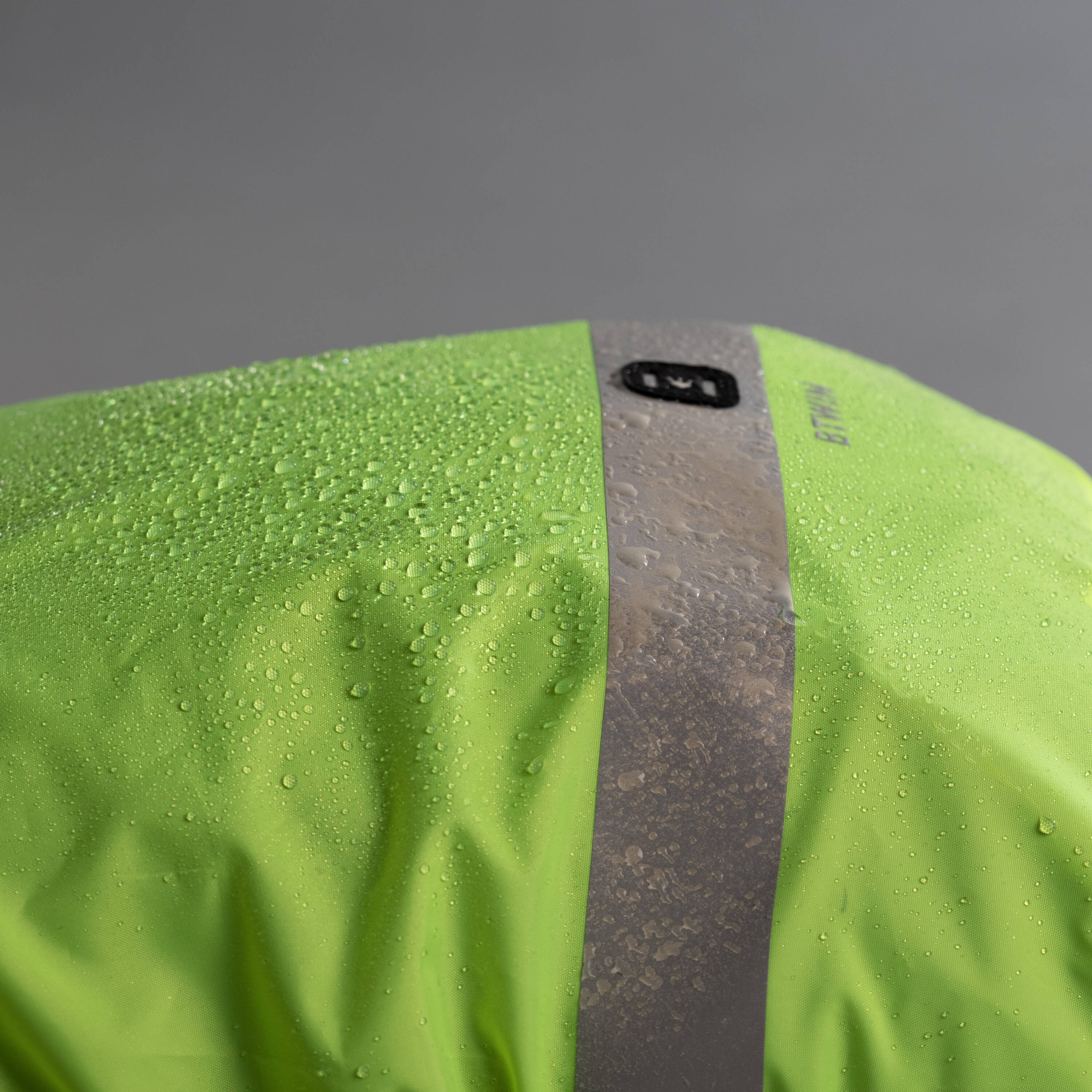 Waterproof Day/Night Visibility Bag Cover - Neon Yellow -  4