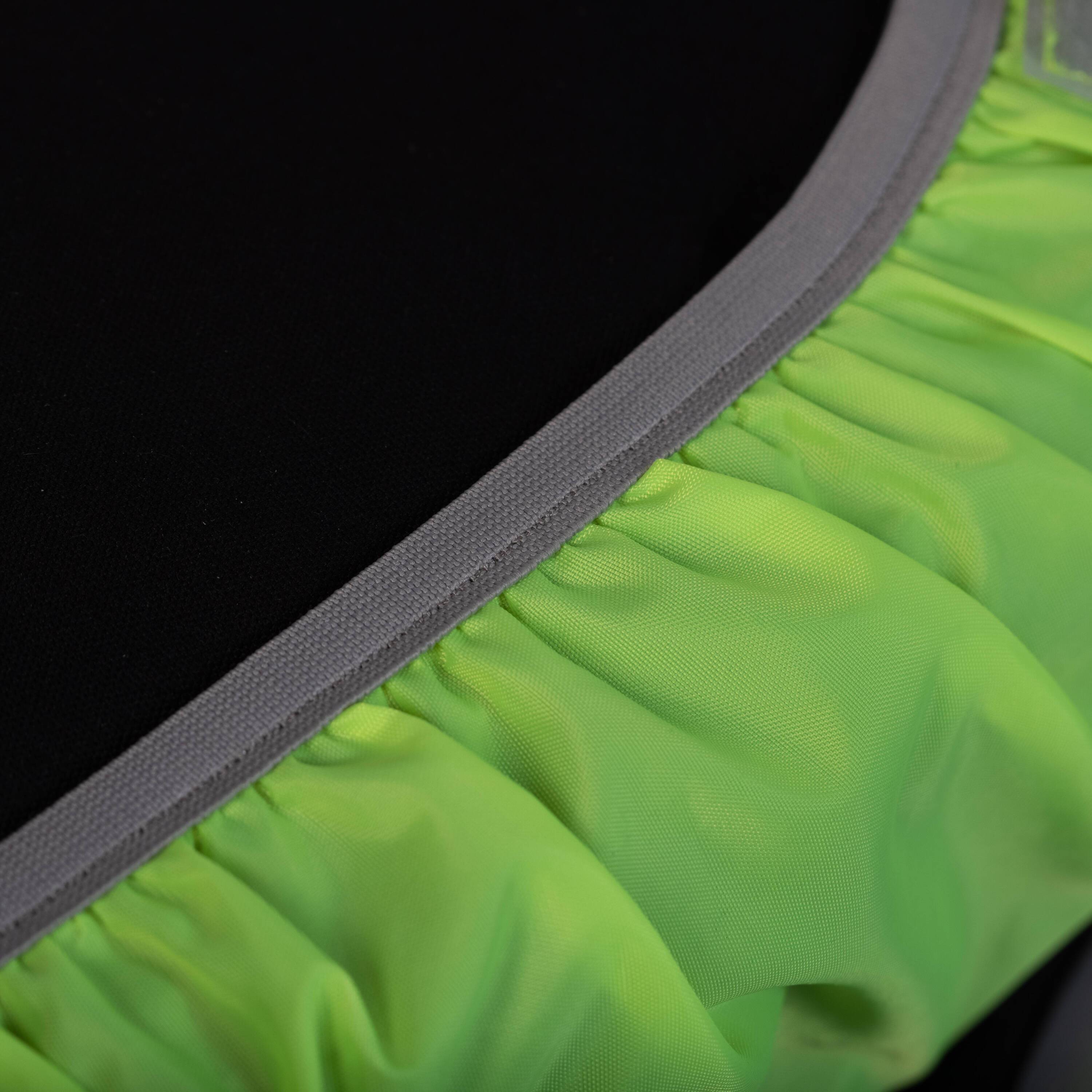 Waterproof Day/Night Visibility Bag Cover - Neon Yellow -  5