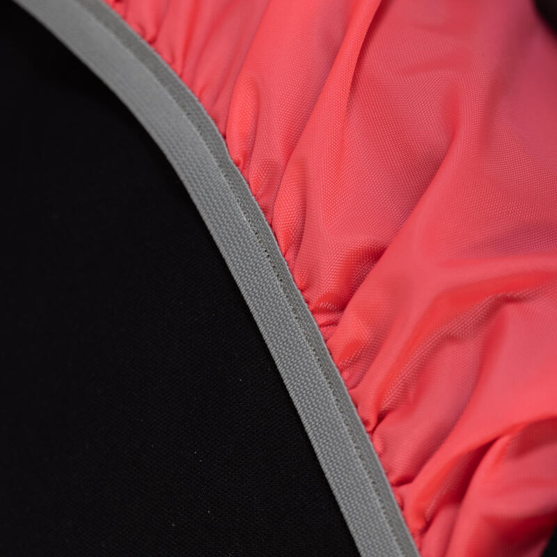 COUVRE SAC IMPERMEABLE VISIBILITE JOUR NUIT ROSE FLUO