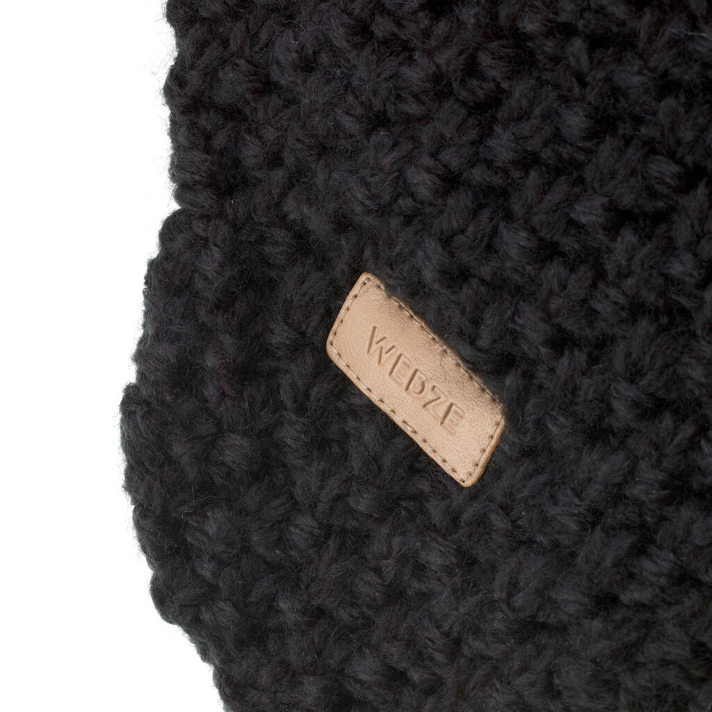 Adult Peruvian Ski Hat Timeless Black