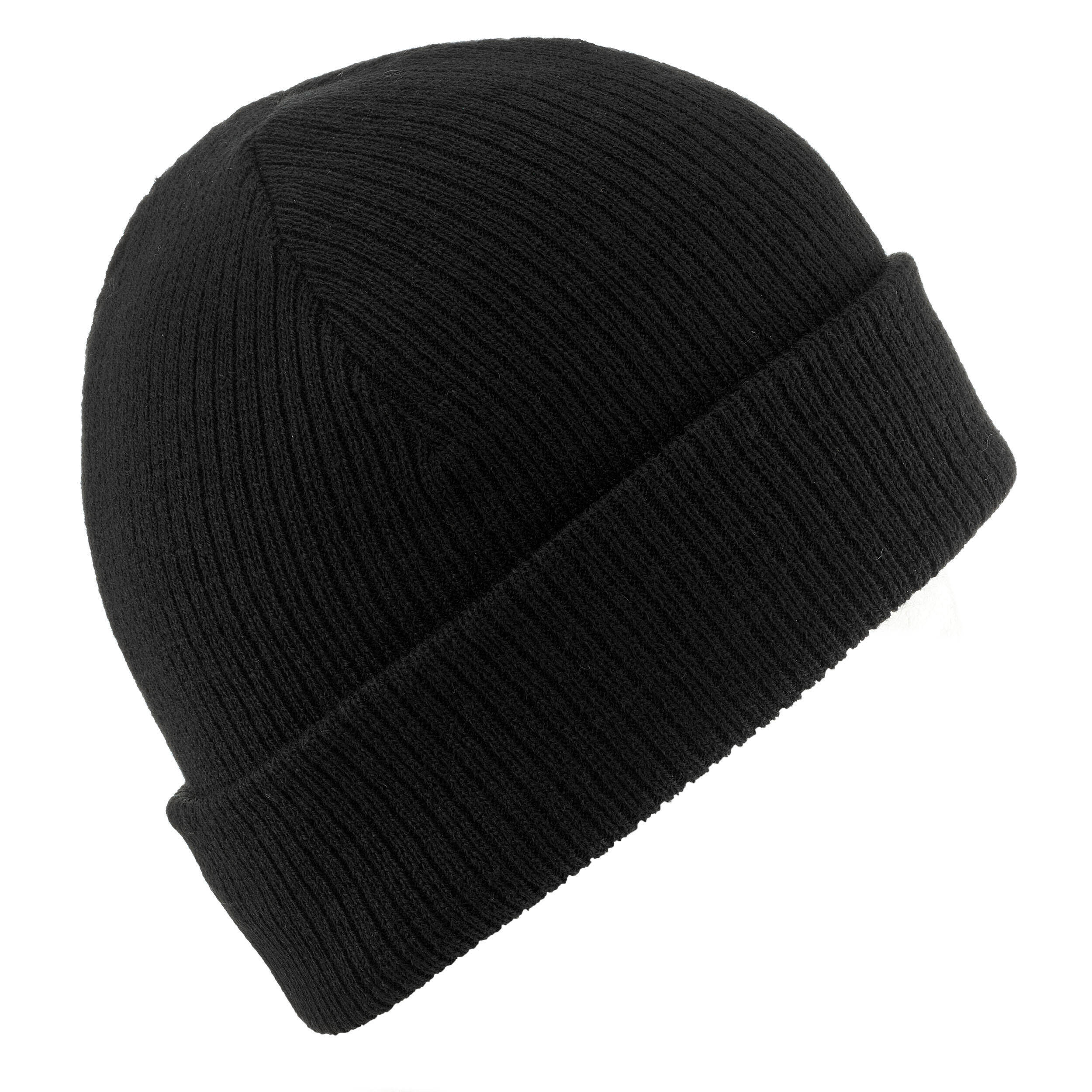 ADULT SKI HAT - FISHERMAN - BLACK -  3