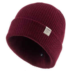 ADULT SKI HAT - FISHERMAN - BURGUNDY