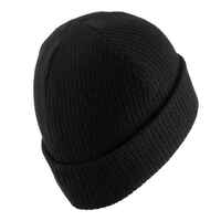 ADULT SKI HAT - FISHERMAN - BLACK