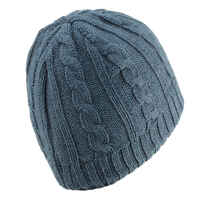 Adult Ski Cable knit Wool Hat - Navy