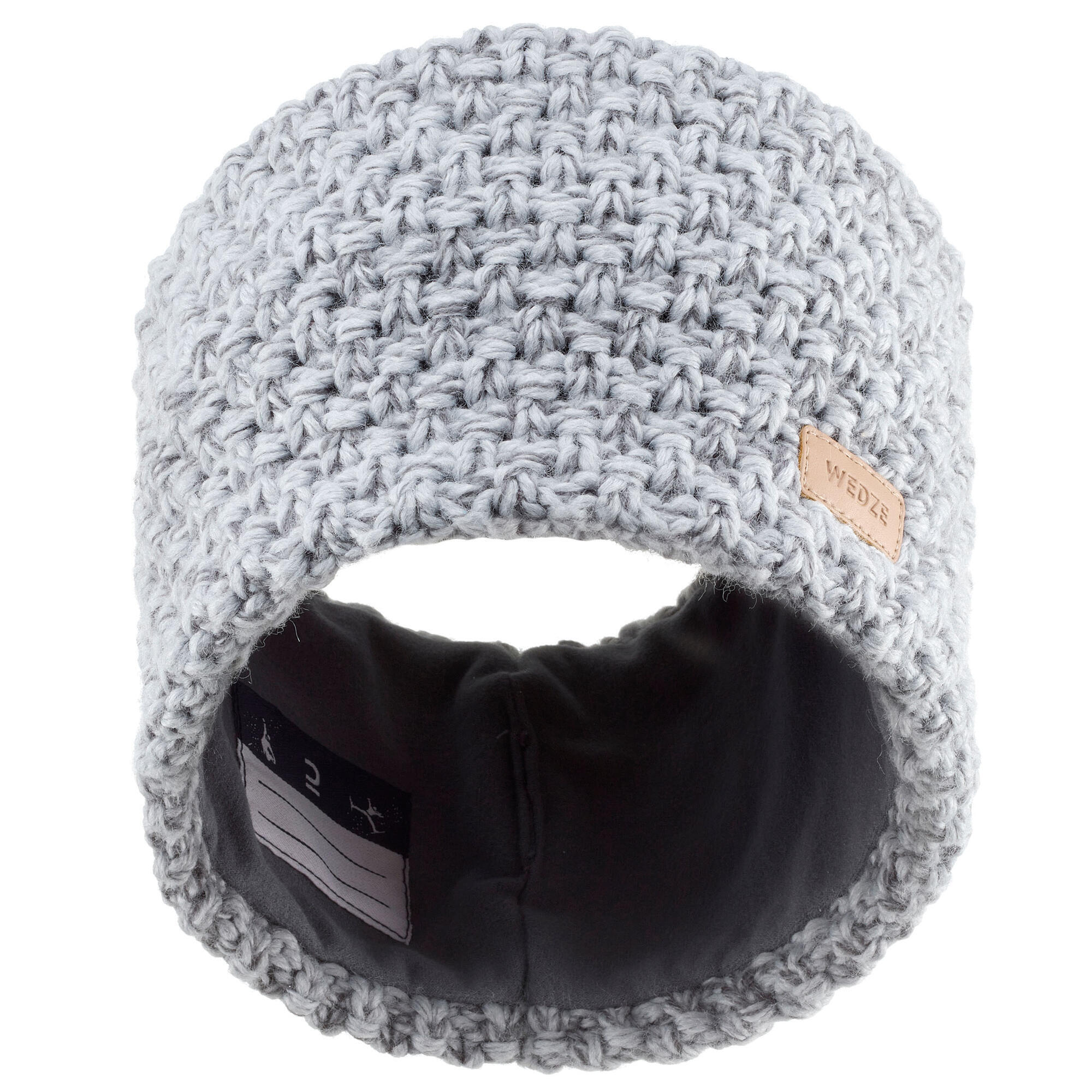 CHILDREN'S SKI HEADBAND - TIMELESS - LIGHT GREY