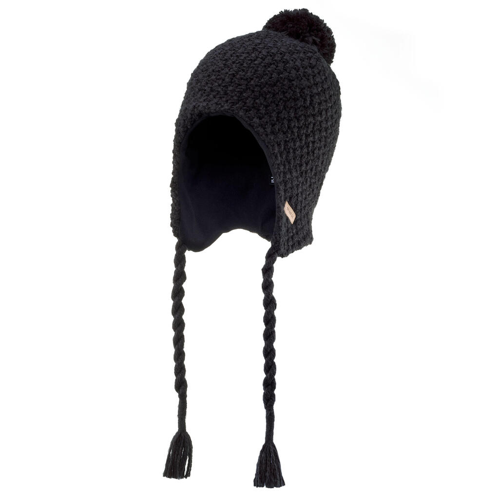 Adult Peruvian Ski Hat Timeless Black