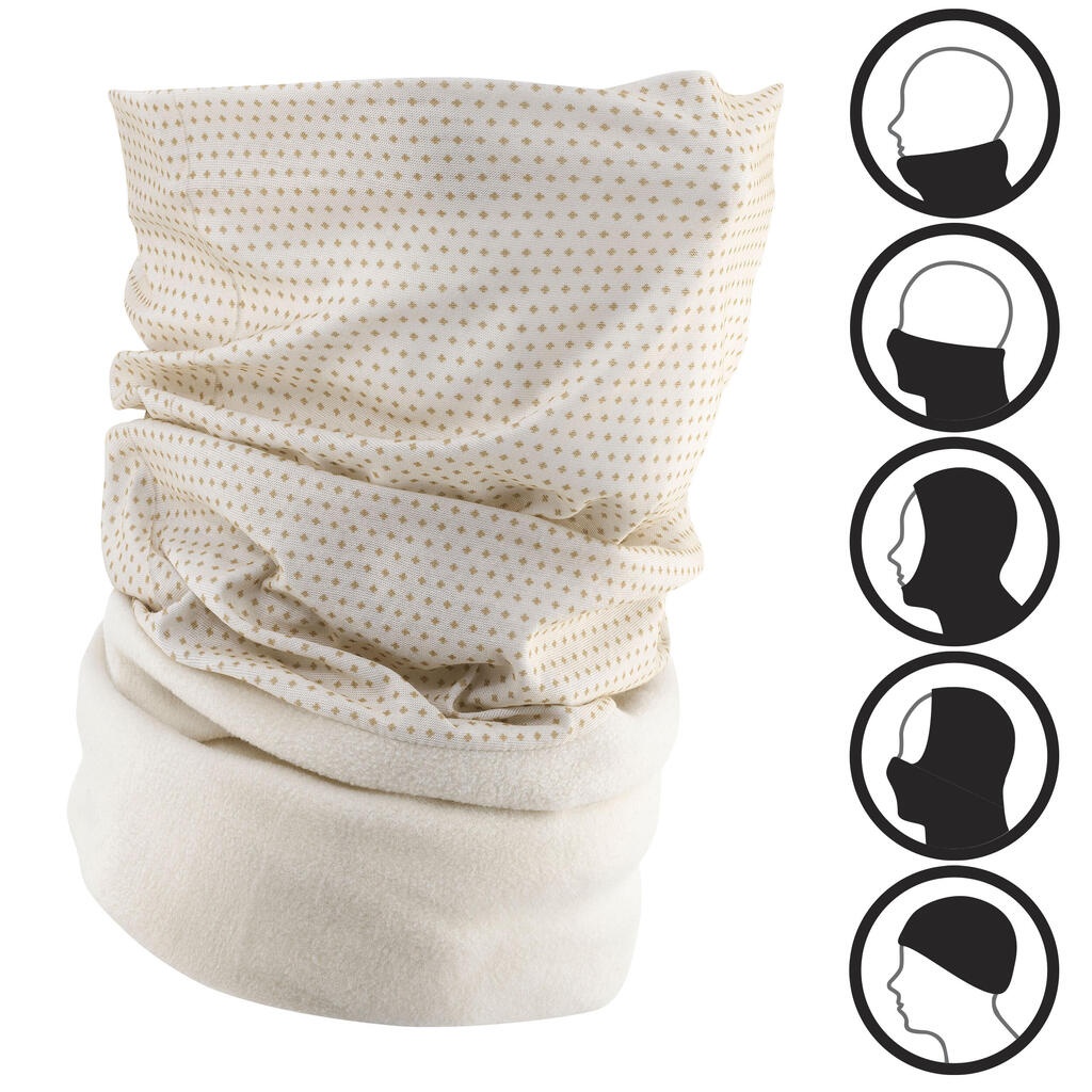 Adult ski snood - hug - beige