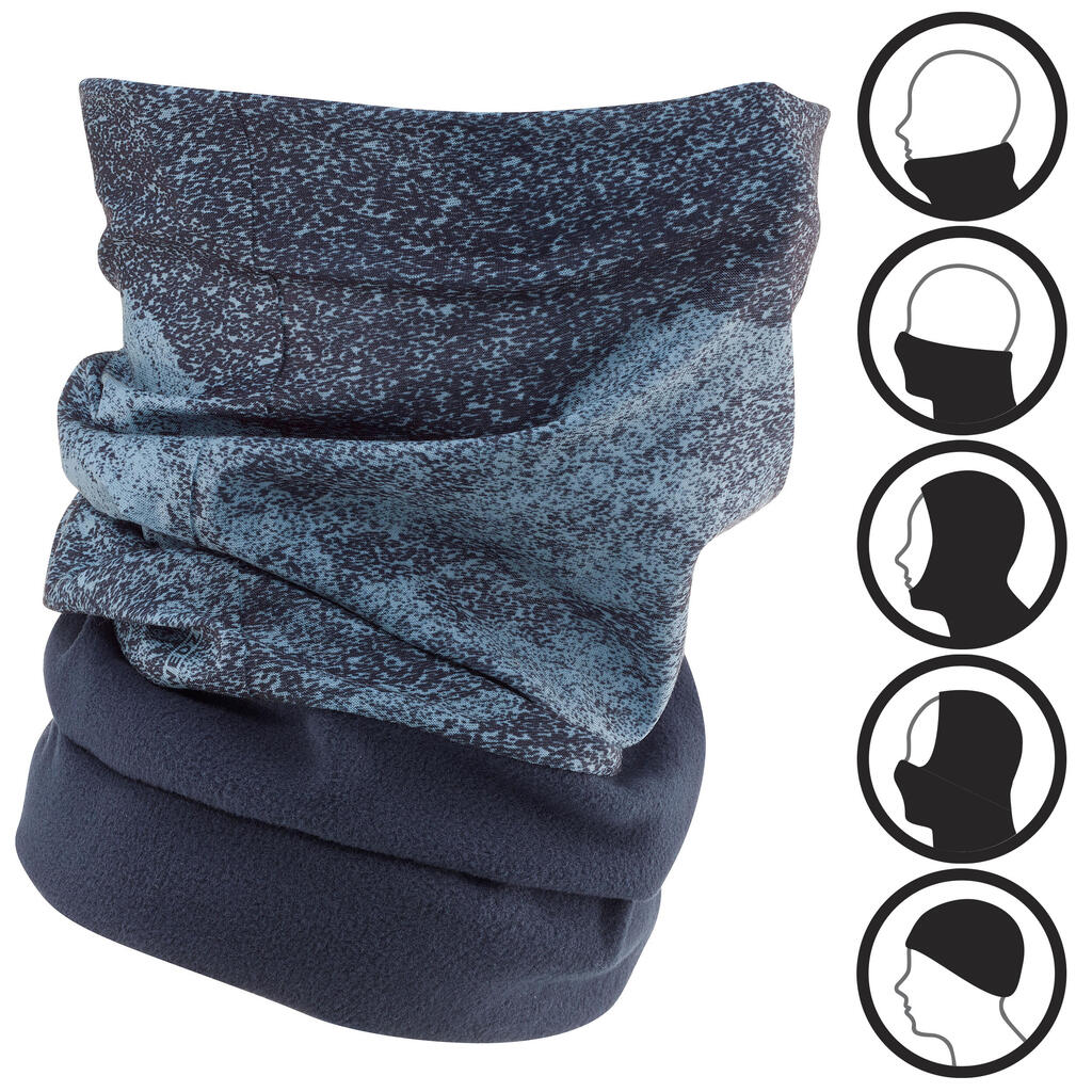 Adult ski neck warmer - hug - blue
