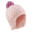 BONNET DE SKI KID - FLAP - ROSE PALE