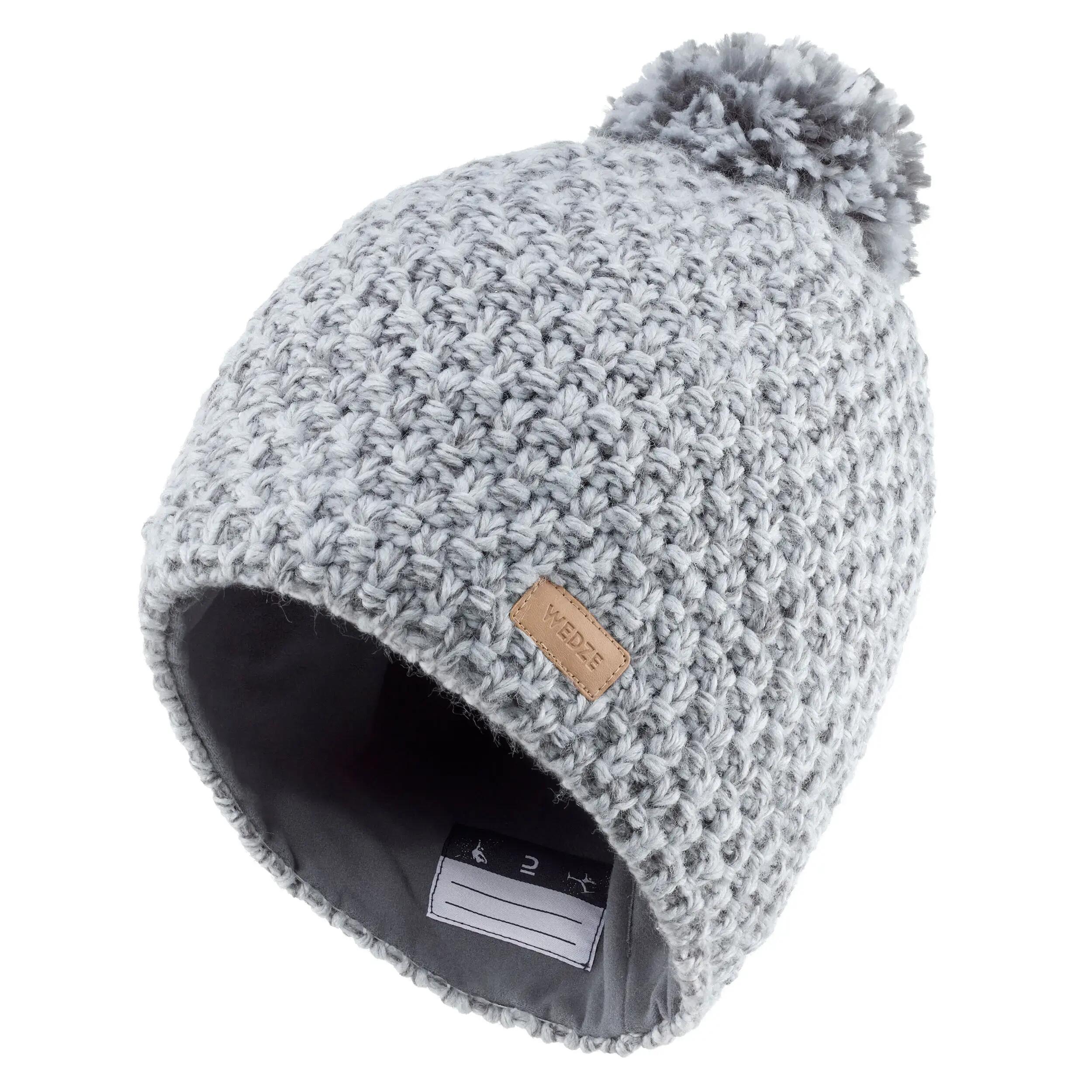 KIDS’ SKI HAT - TIMELESS - LIGHT GREY -  3
