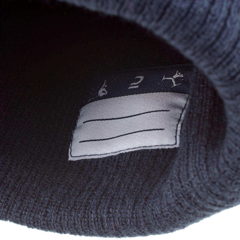 Gorro de ski criança, FISHERMAN 500 azul marinho