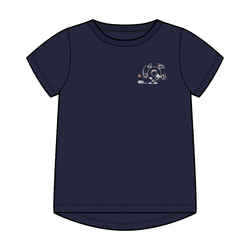 Παιδικό Βασικό Βαμβακερό T-Shirt - Navy Blue