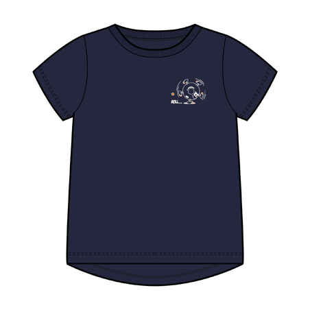 Baby Basic Cotton T-Shirt - Navy Blue