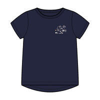 T-shirt bébé coton - Basique Bleu Marine