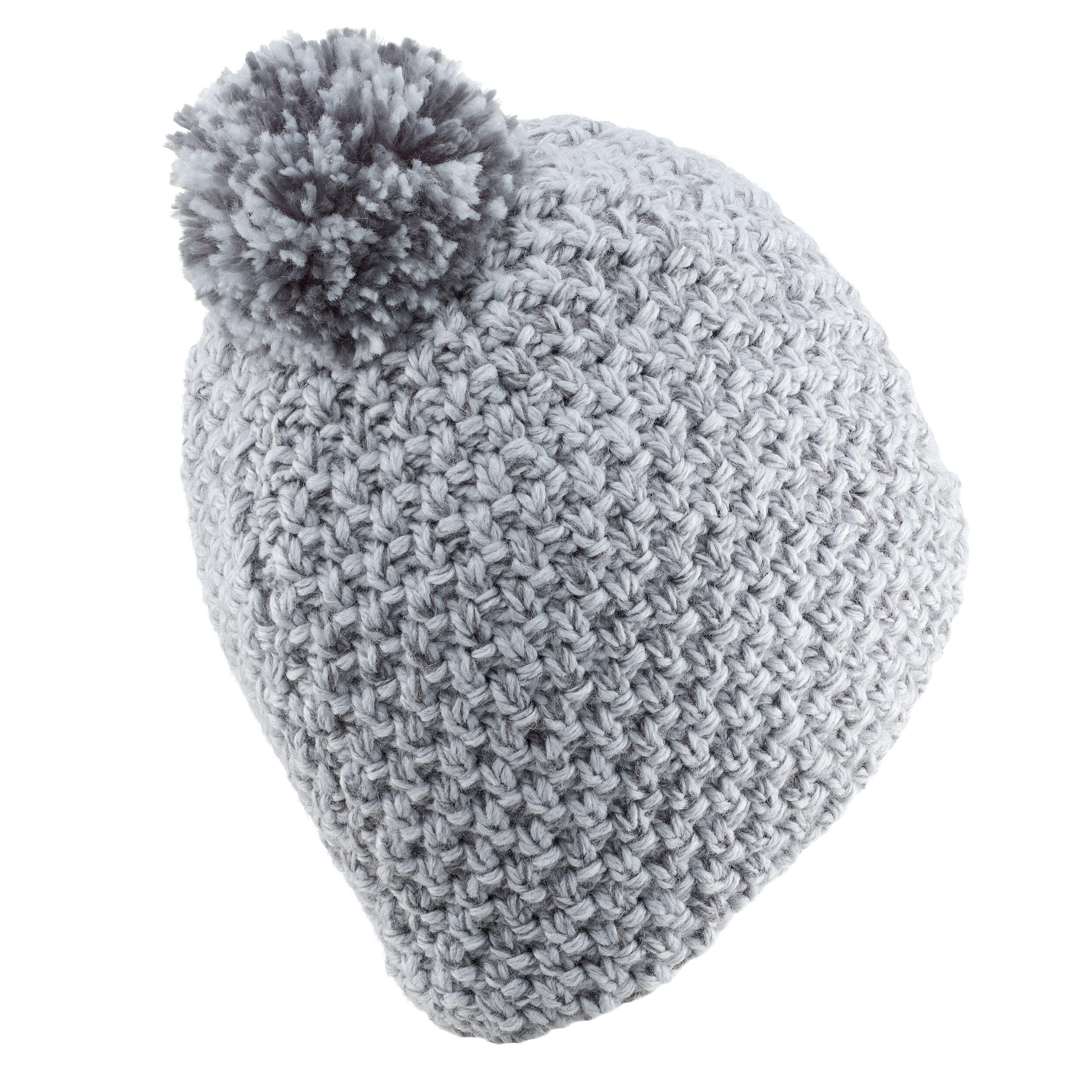 Kids' Timeless Ski Hat – Grey - WEDZE