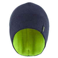 KIDS’ SKI HAT - REVERSE - NAVY BLUE NEON YELLOW