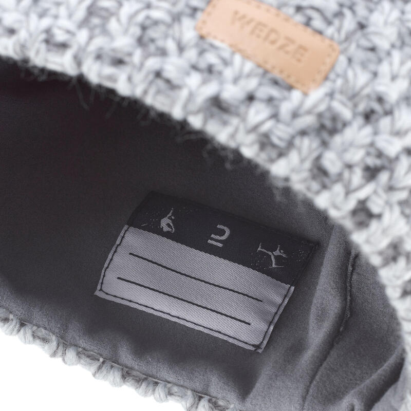 Gorro de invierno Niños Wedze Timeless Gris