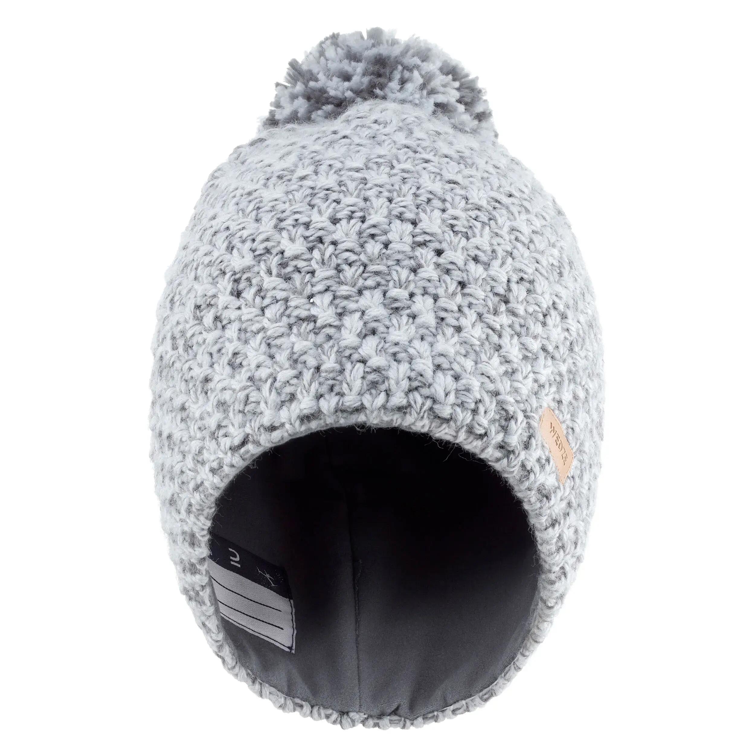 KIDS’ SKI HAT - TIMELESS - LIGHT GREY -  2