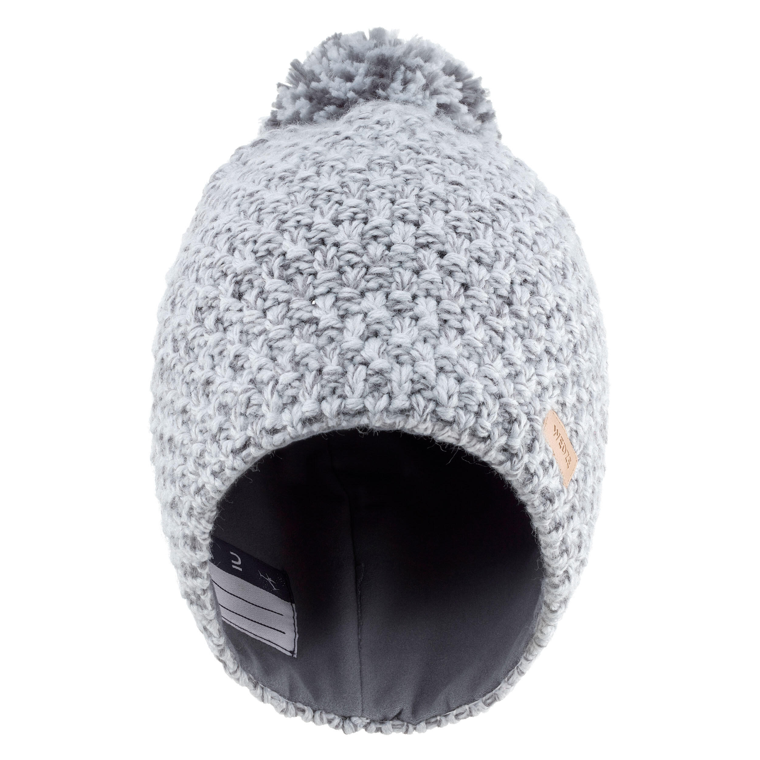 Kids' Timeless Ski Hat – Grey - WEDZE