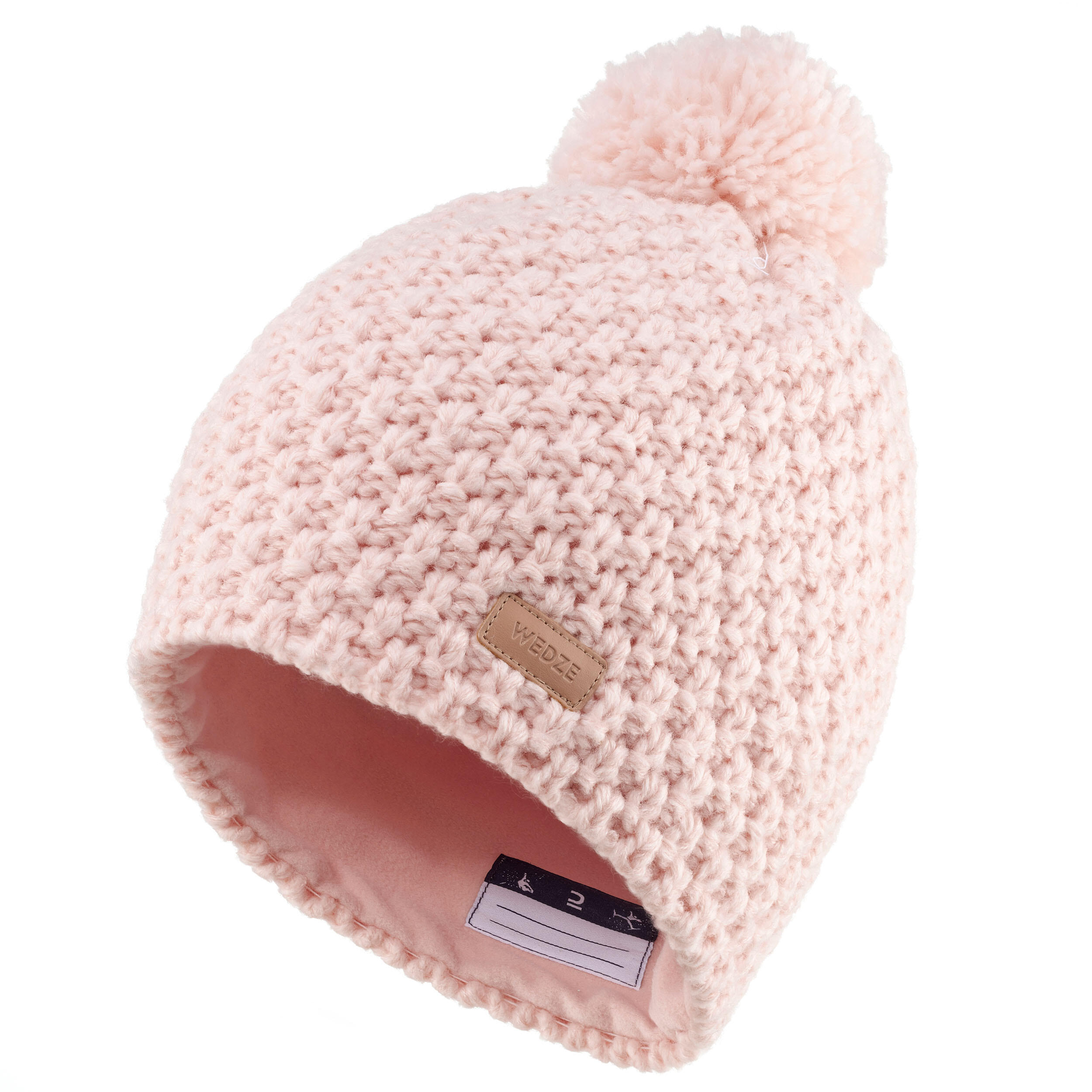 KIDS’ SKI HAT - TIMELESS - PALE PINK 4/7