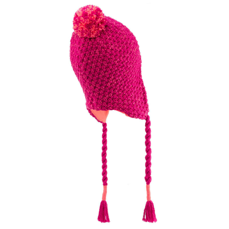 Gorro de Nieve y Esquí Niños Wedze Timeless Orejeras Rosa