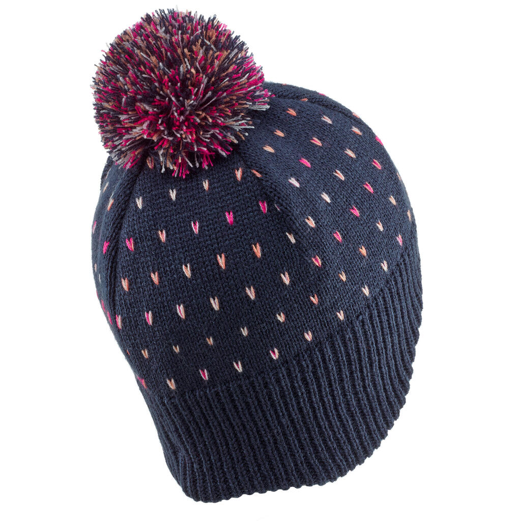 KIDS’ WARM HAT - FLAP LILAC