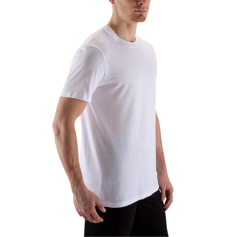 Men's Pure Cotton T-Shirt Sportee - White