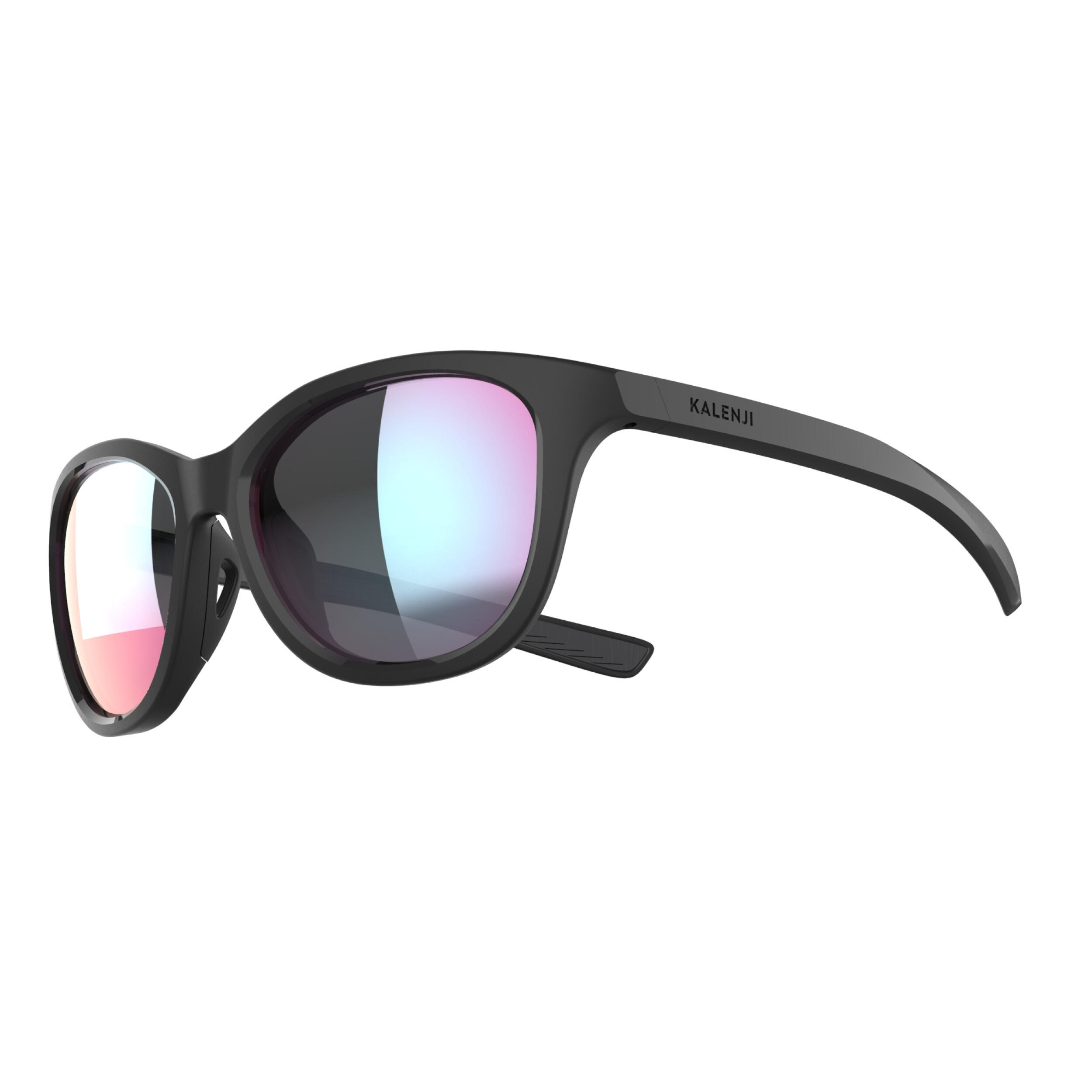 Occhiali running donna RUNSTYLE 2 F categoria 3 rosa-nero-azzurro KALENJI |  DECATHLON