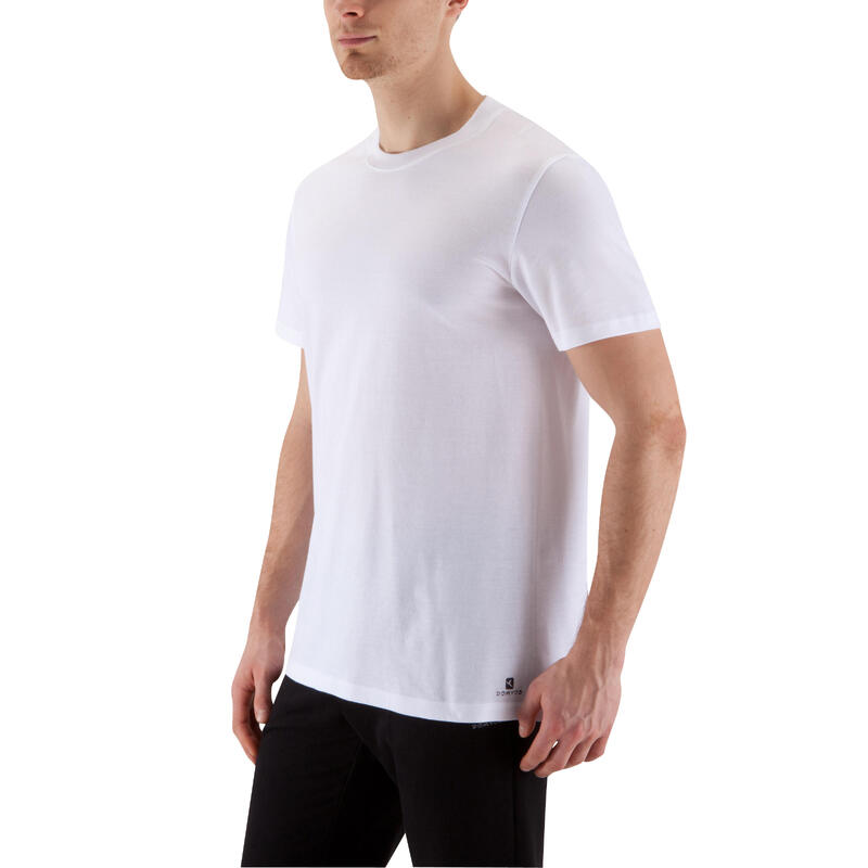 Men's Pure Cotton T-Shirt Sportee - White