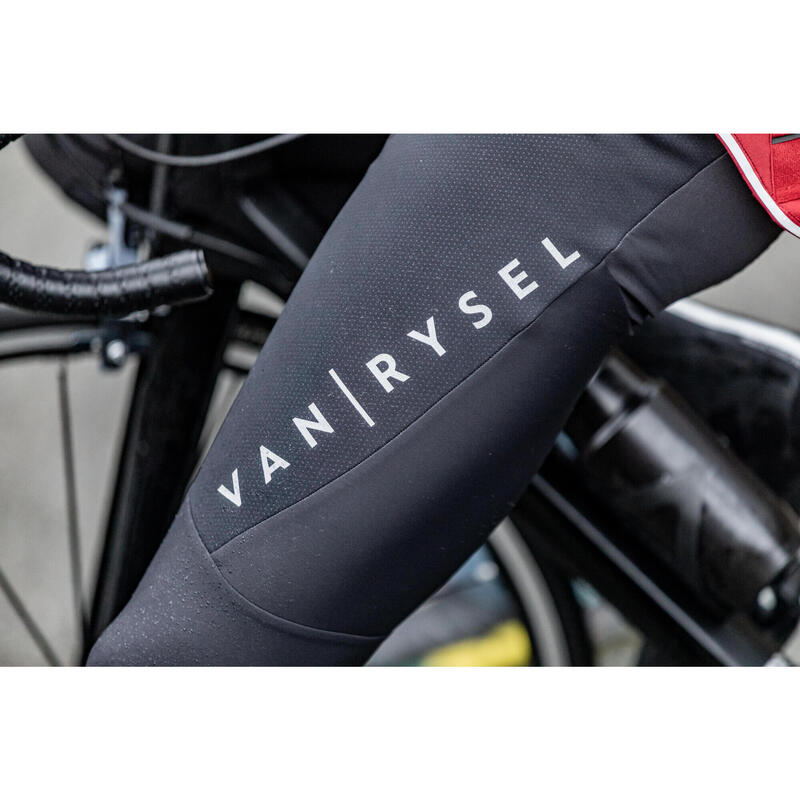 Lange fietsbroek voor de winter Cyclosport RCR met reliëf