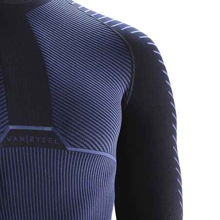 Long-Sleeved Cycling Base Layer Racer - Cosmos Blue