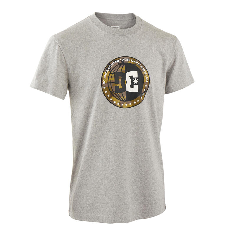 T-SHIRT DC SHOES HALF WAY GRIS