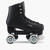 Patin à roulettes artistique enfant adulte QUAD 100 noir