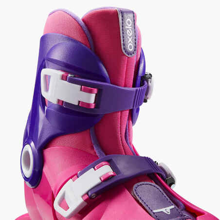 Patines Línea Niños Oxelo Play 3 Rosa