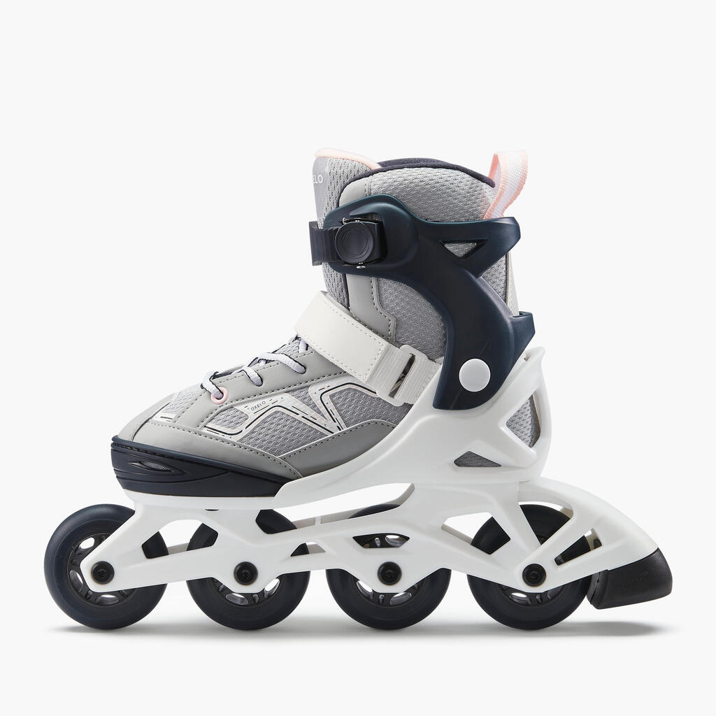 PATINES FITNESS NIÑO FIT3 JR NEGRO CAQUI