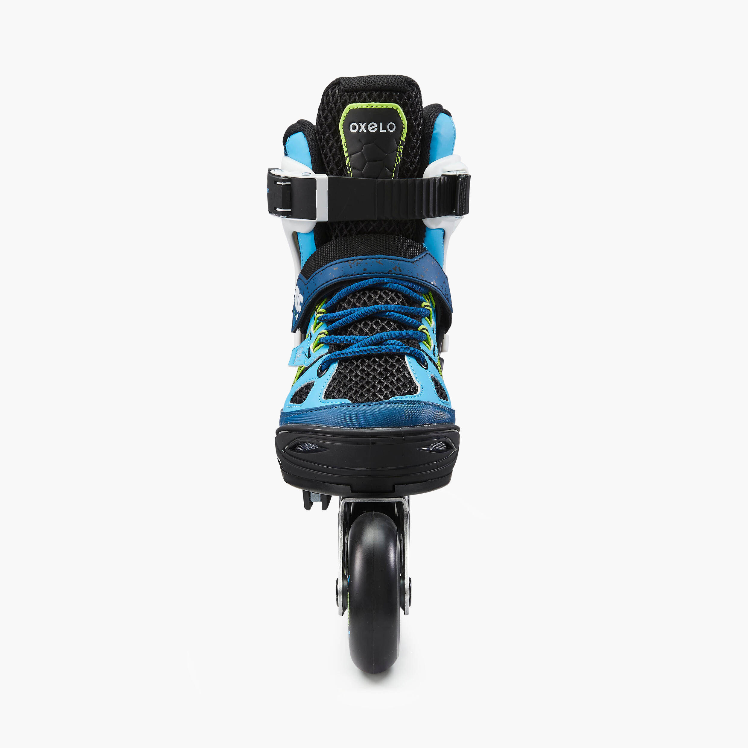 Kids Skating Shoes Inline Fit 5 Blue Black -  4
