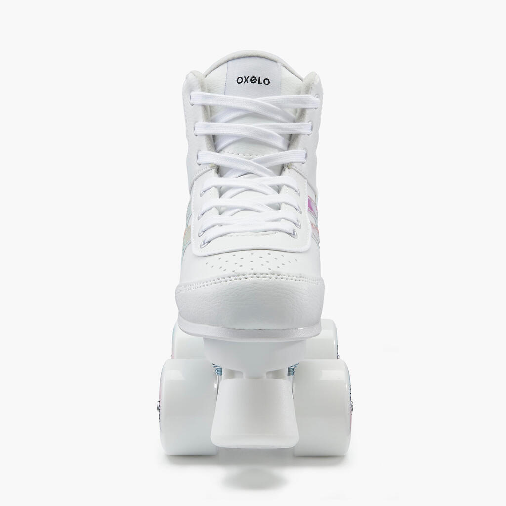 Patines de cuatro ruedas lilas 100