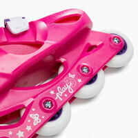 Patines Línea Niños Oxelo Play 3 Rosa