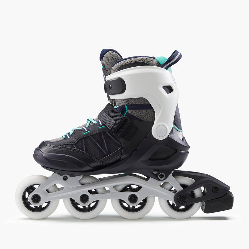 Patines Línea Oxelo Roller Fitness FIT500 Negro