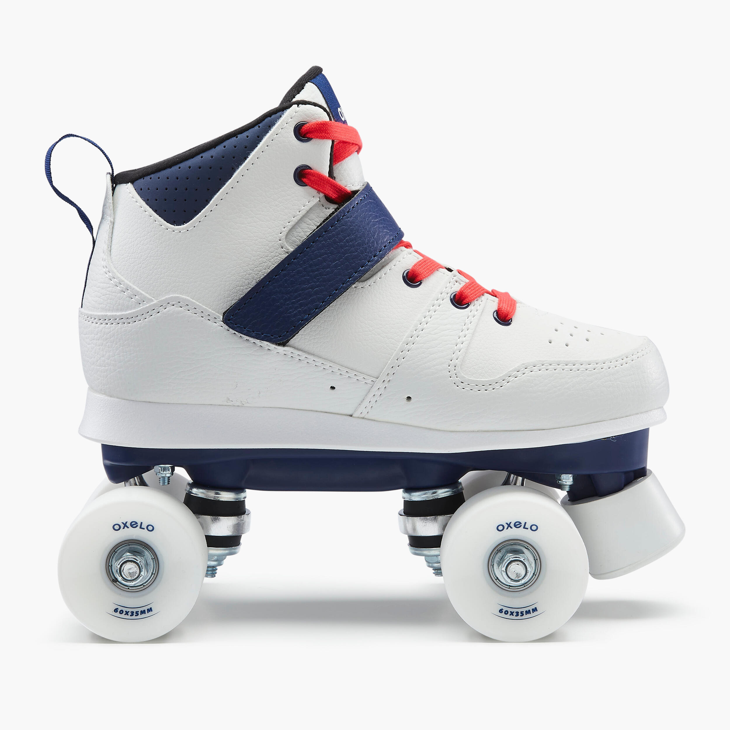 Patins de 4 Rodas Quad 100 Adulto Branco 6/21