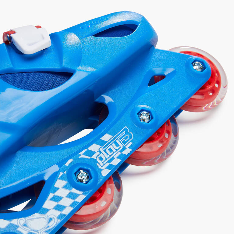 Sepatu Roda Anak Play 3 - Biru/Merah