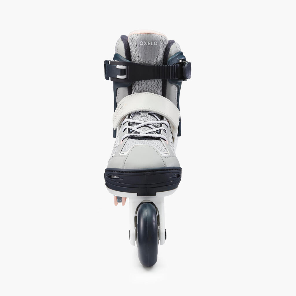 PATINES FITNESS NIÑO FIT3 JR NEGRO CAQUI