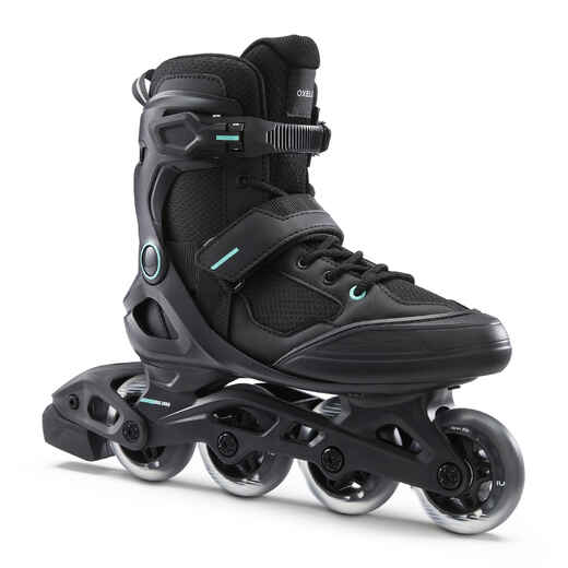 
      Adult Inline Fitness Skates FIT100 - Black/Mint
  