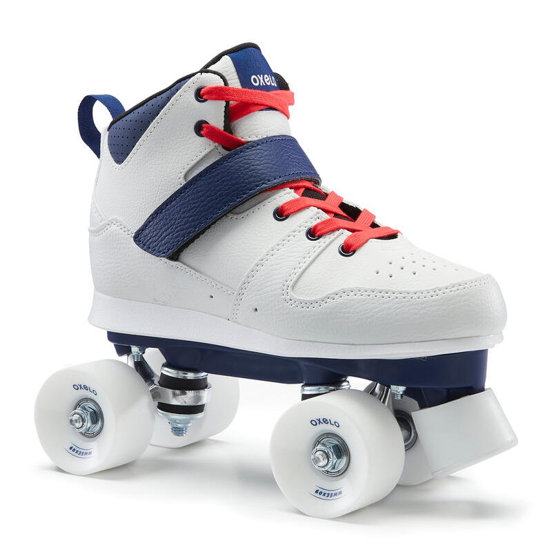 Patin A Roulette Femme Homme Roller Quad Adulte Roller 4 Roues Enfant Led  Patins à Roulettes Artistiques Garçon Fille Retro Design,White-36 :  : Sports et Loisirs