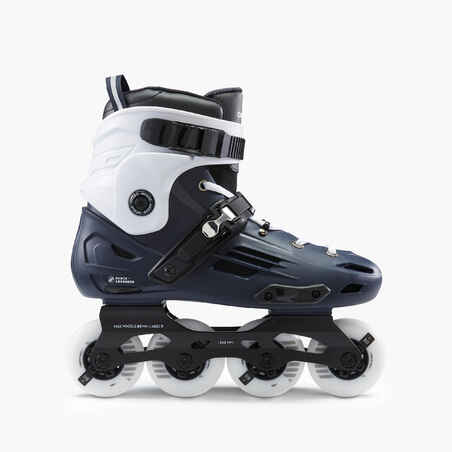 Adult Freeride Inline Skates Mf500 Blue White Decathlon