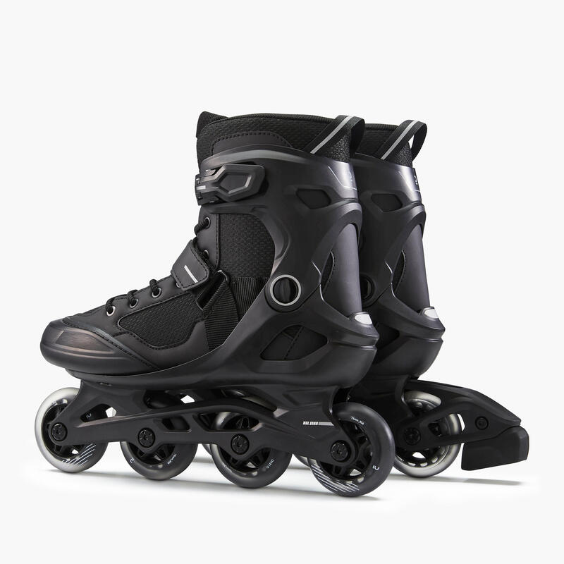 Fitness skates voor volwassenen FIT100 zwart zilver