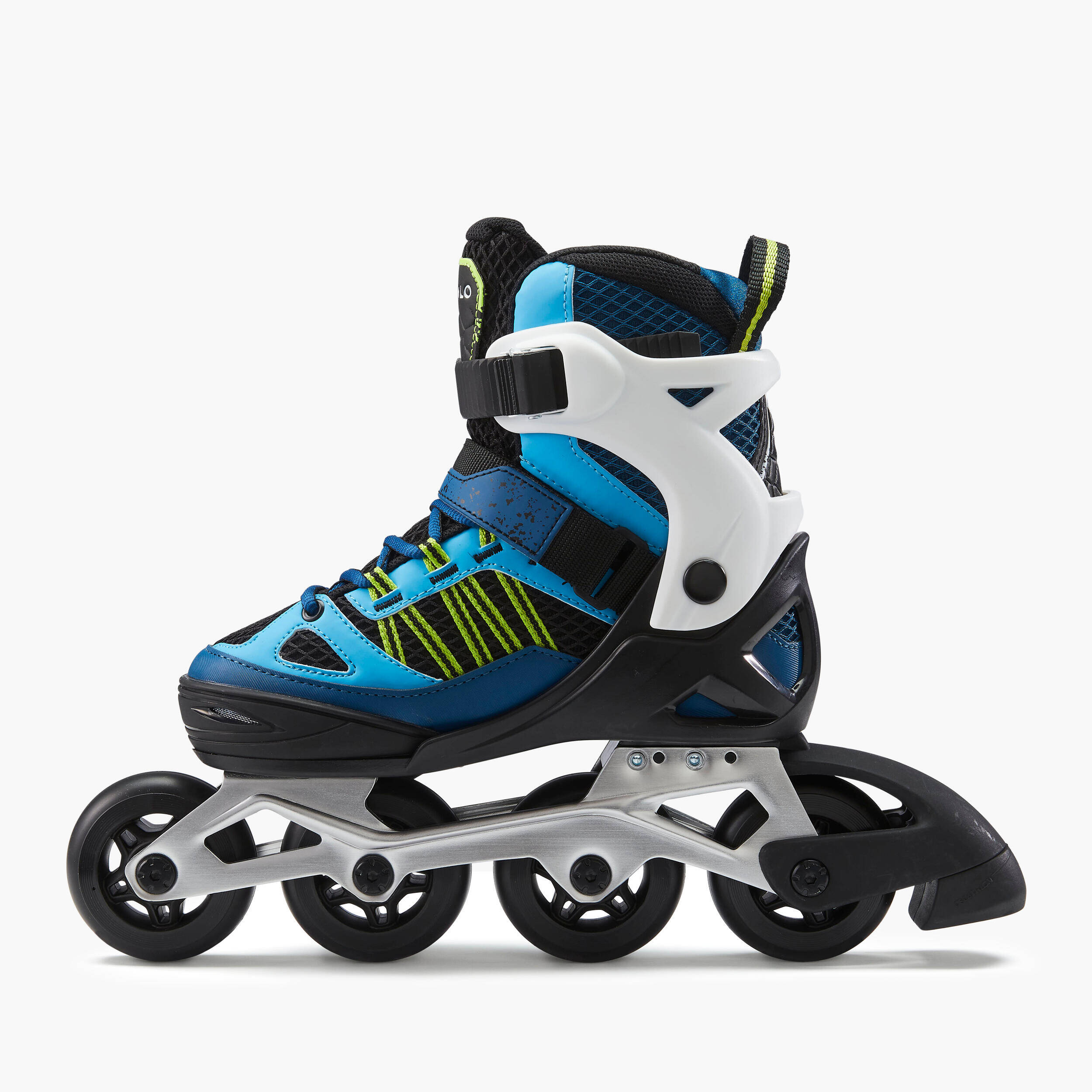 Kids Skating Shoes Inline Fit 5 Blue Black -  3