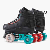 Kids' Roller Skates Quad 100 - Black