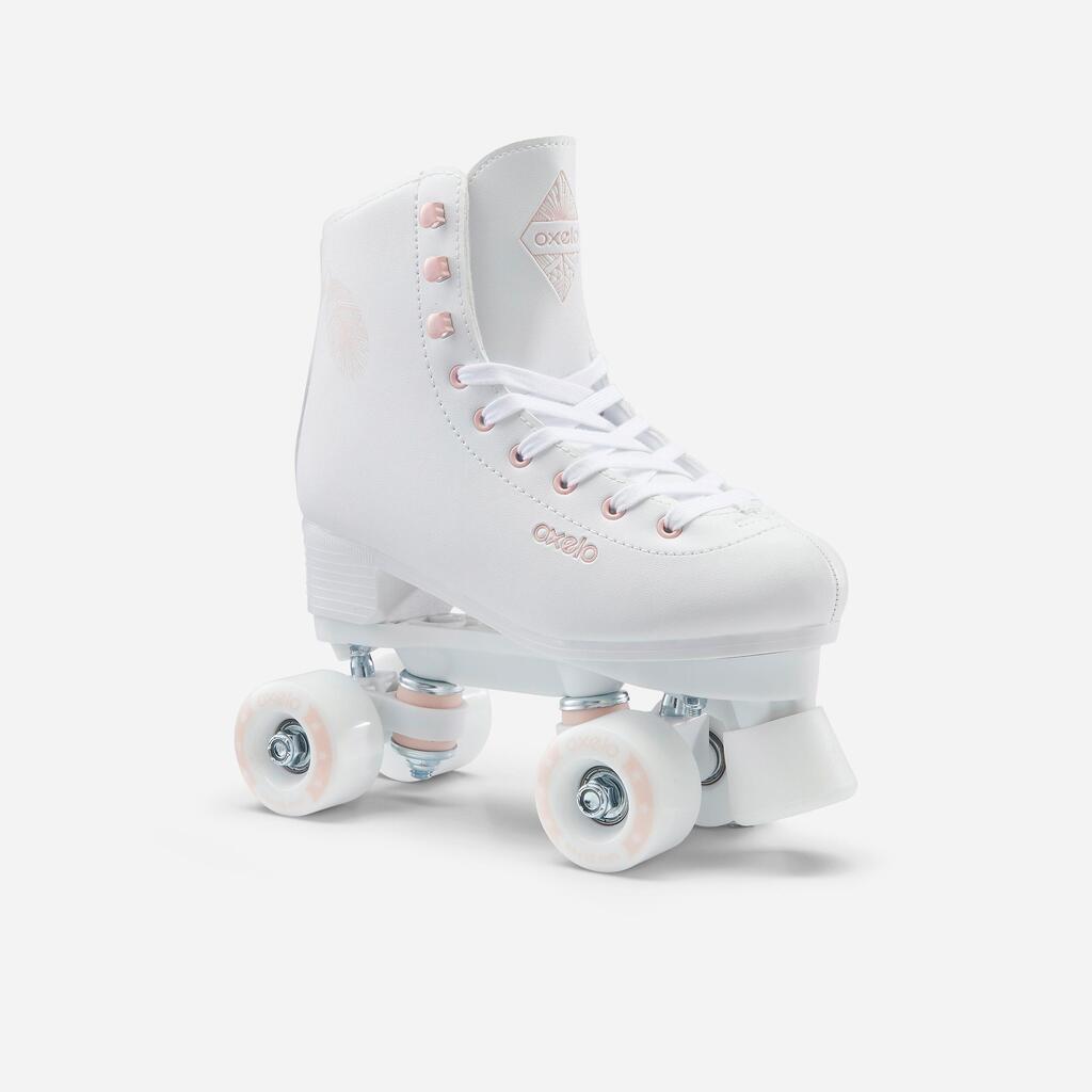 Artistic Roller Skates Quad 100 Small Size - Pink