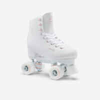 Patines de 4 ruedas artísticos para adulto Oxelo quad100 blanco - azul -  Decathlon